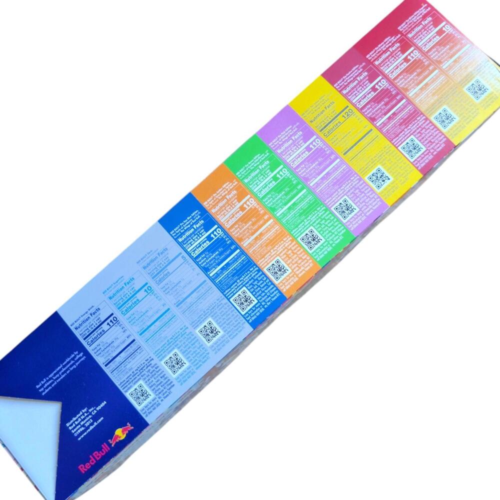Red Bull Advent Calendar 24 Cans In HAND Pink Green Yellow Fast Shipping 2025 - Picture 6 of 6